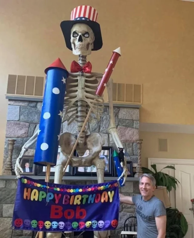 It’s not just Fourth of July, it’s Bob’s birthday! Bob, it’s not Halloween yet, but we still hope you have a spooky day!